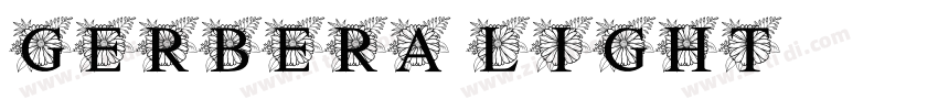 Gerbera Light字体转换